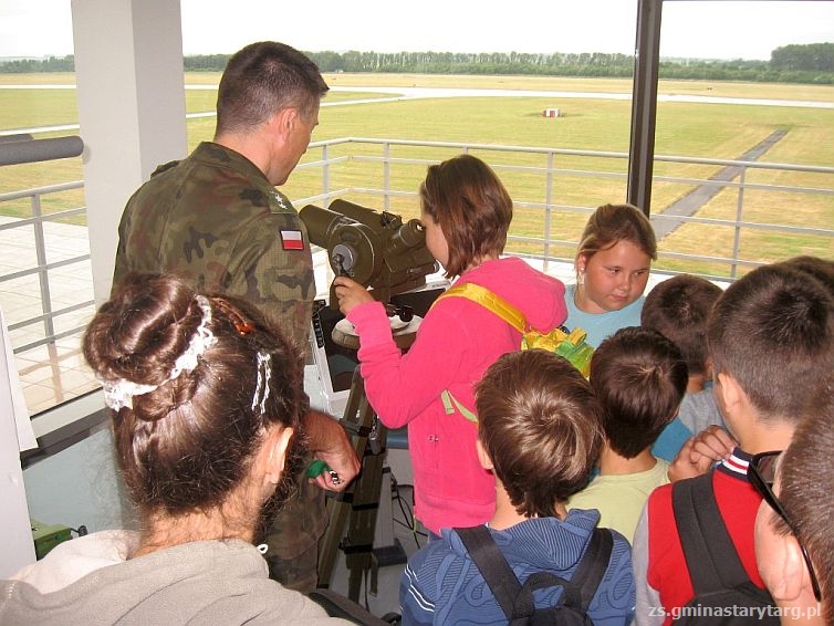 Zwiedzanie lotniska wojskowego